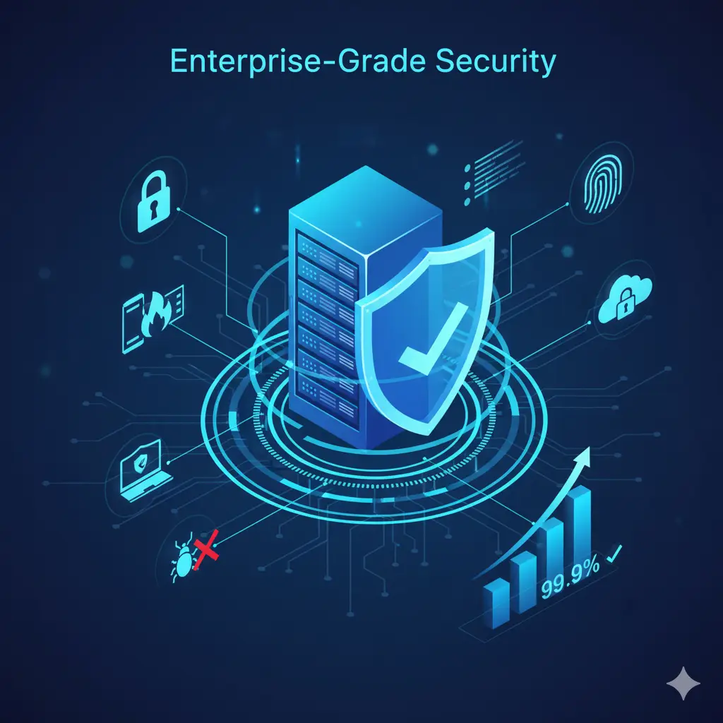 Enterprise-Grade Security - Supply chain ERP System